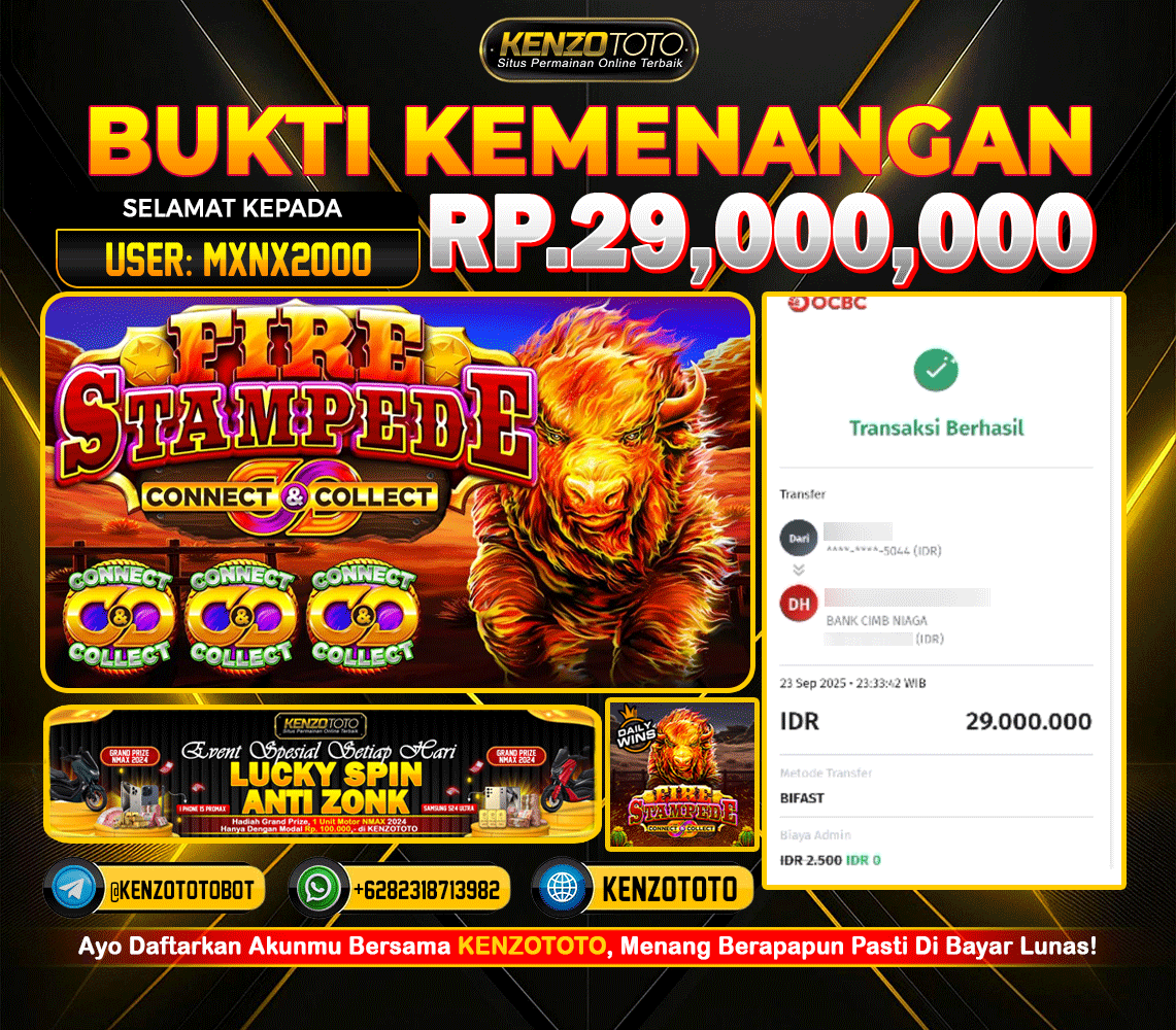 TOTAL WD : RP 29.000.000 CASH!!!