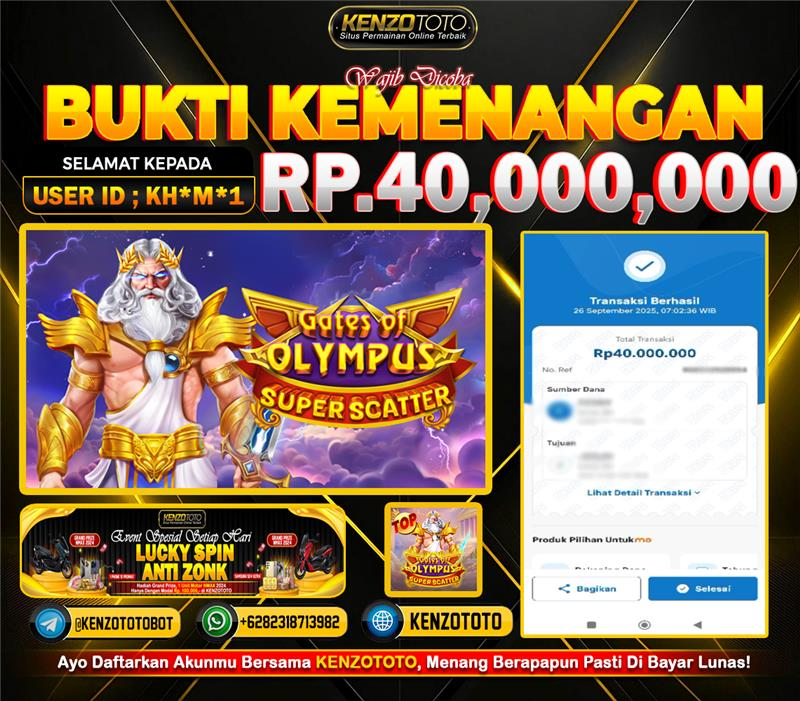 TOTAL WD : RP 40.000.000 CASH!!!