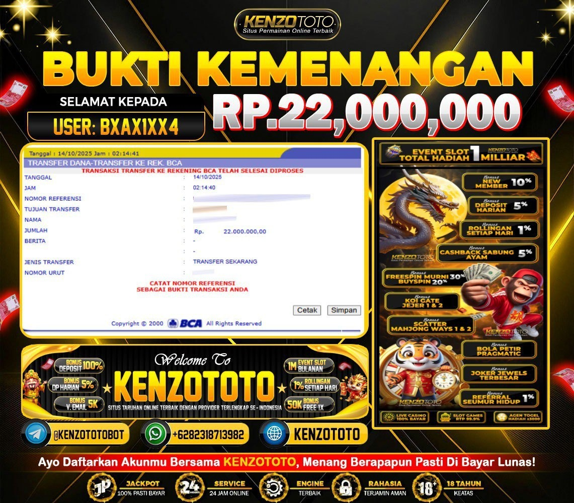 TOTAL WD : RP 22.000.000 CASH!!!