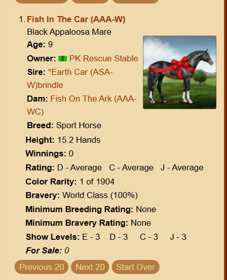 Fish in the car search