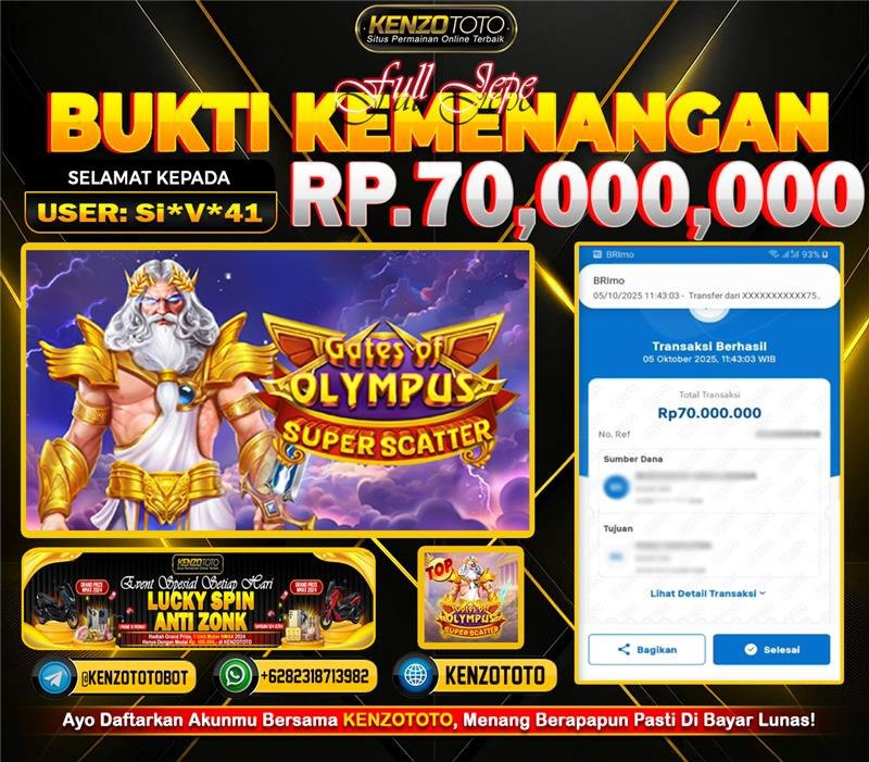 TOTAL WD : RP 70.000.000 CASH!!!