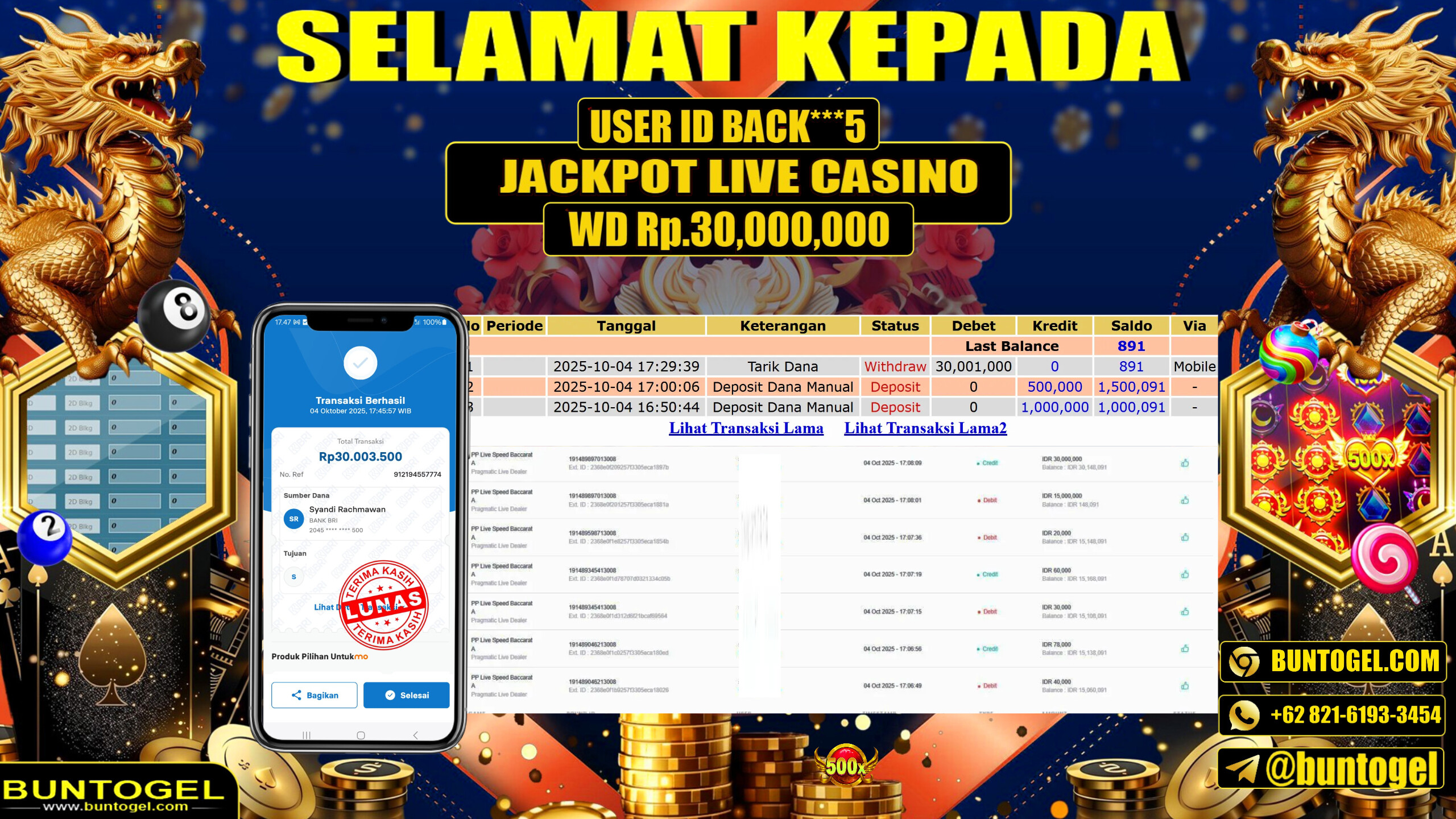 BUKTI BAYAR BUNTOGEL