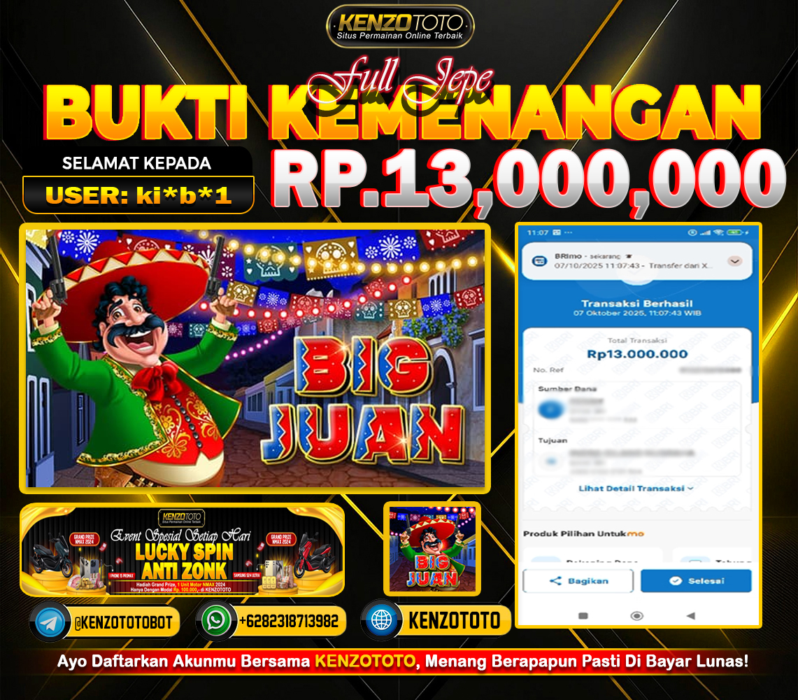 TOTAL WD : RP 13.000.000 CASH!!!