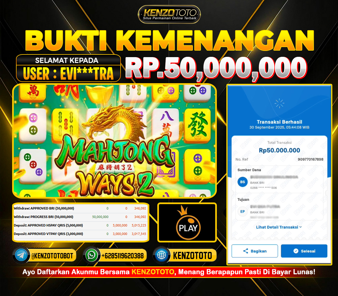 TOTAL WD : RP 50.000.000 CASH!!!