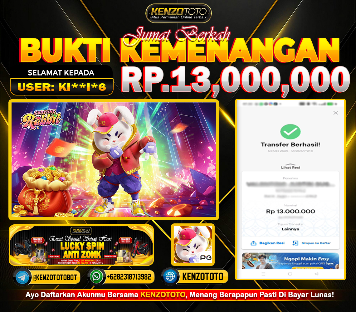 TOTAL WD : RP 13.000.000 CASH!!!
