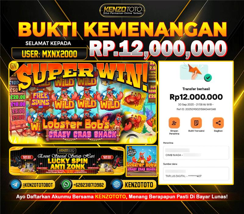 TOTAL WD : RP 12.000.000 CASH!!!