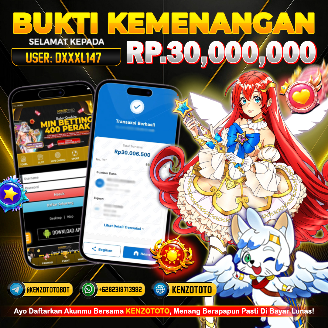 Selamat kepada User id : DXXXL147 JACKPOT 30 JUTA ! 🔥