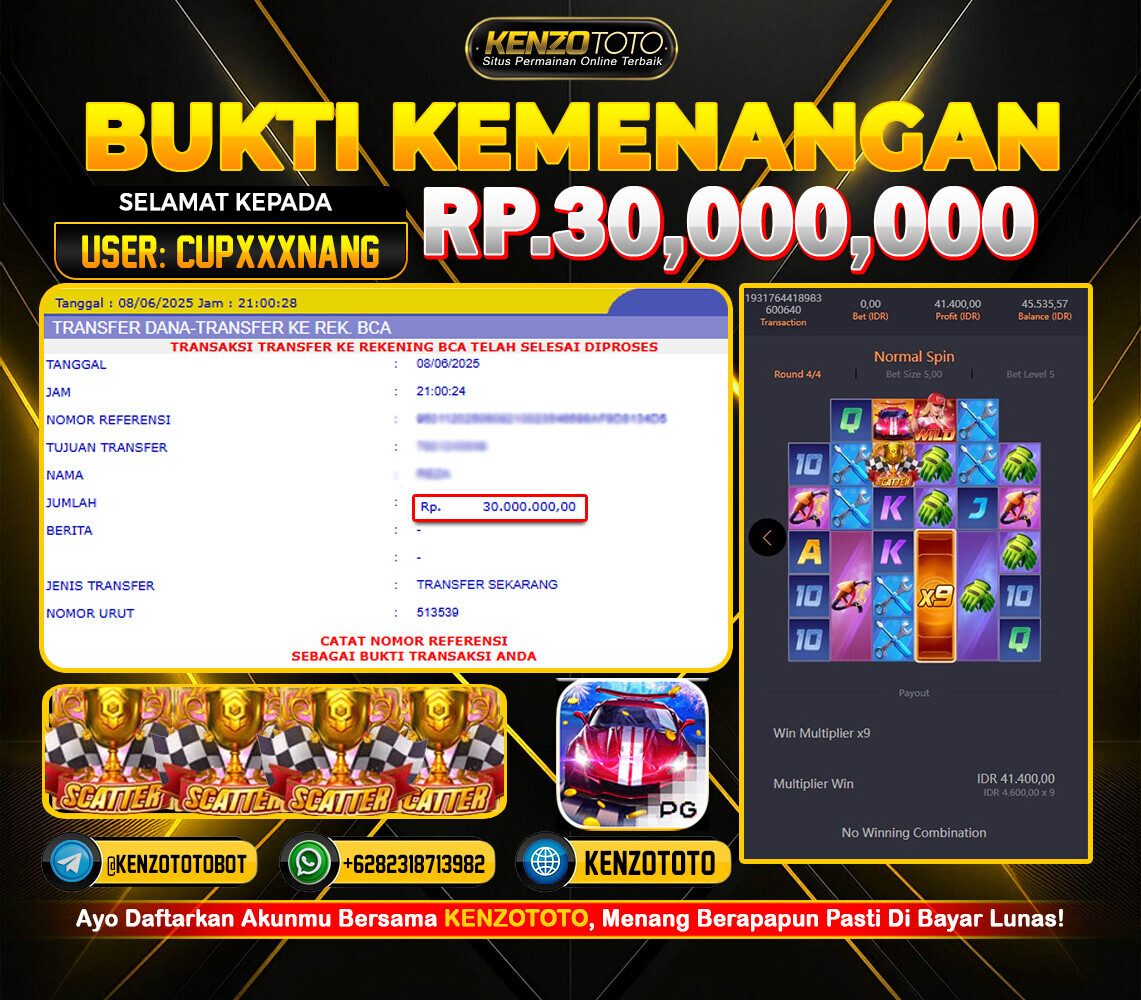 🔥 JACKPOT 30 JUTA ! 🔥