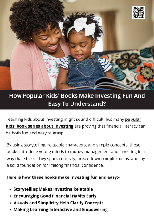 A popular kid book series about investing makes learning money management fun and easy to understand for young readers. Through engaging stories and relatable characters, complex financial concepts are broken down into simple, digestible lessons. This approach encourages kids to develop smart saving and investing habits early on, building confidence and excitement around financial literacy. The series transforms investing from a daunting topic into an enjoyable adventure for children. To know more visit here https://inflationeducation.net/shop/