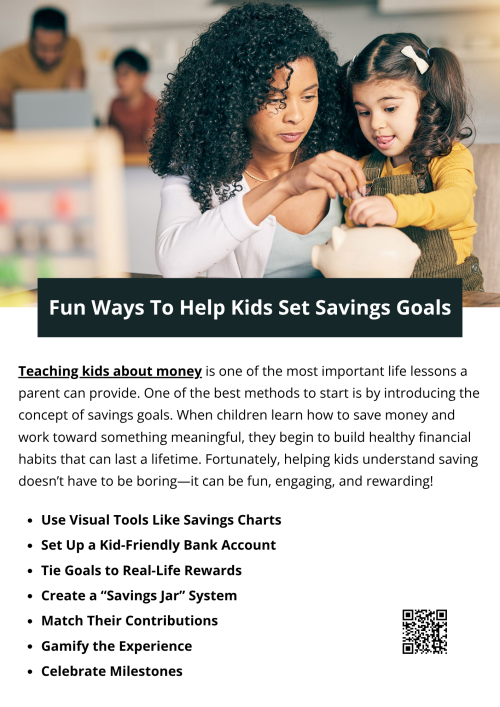 Teaching kids about money becomes exciting when you add fun to savings goals! Use colorful charts, labeled jars, or set up small rewards for hitting milestones. Turn saving into a game or match their contributions to boost motivation. These playful strategies not only make saving fun but also build lifelong financial habits in a memorable, engaging way. To know more visit here https://inflationeducation.net/