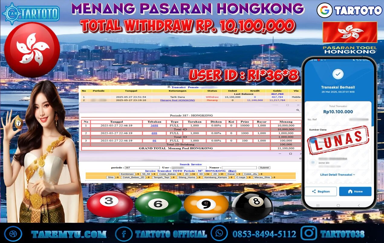 JACKPOT PERMAINAN TOGEL HONGKONG
